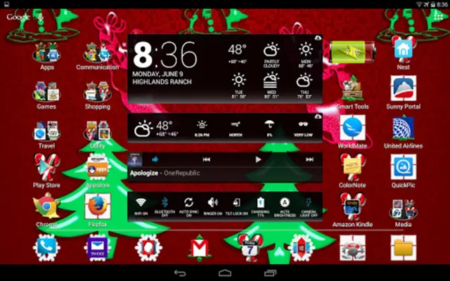 LC Christmas Theme android App screenshot 0